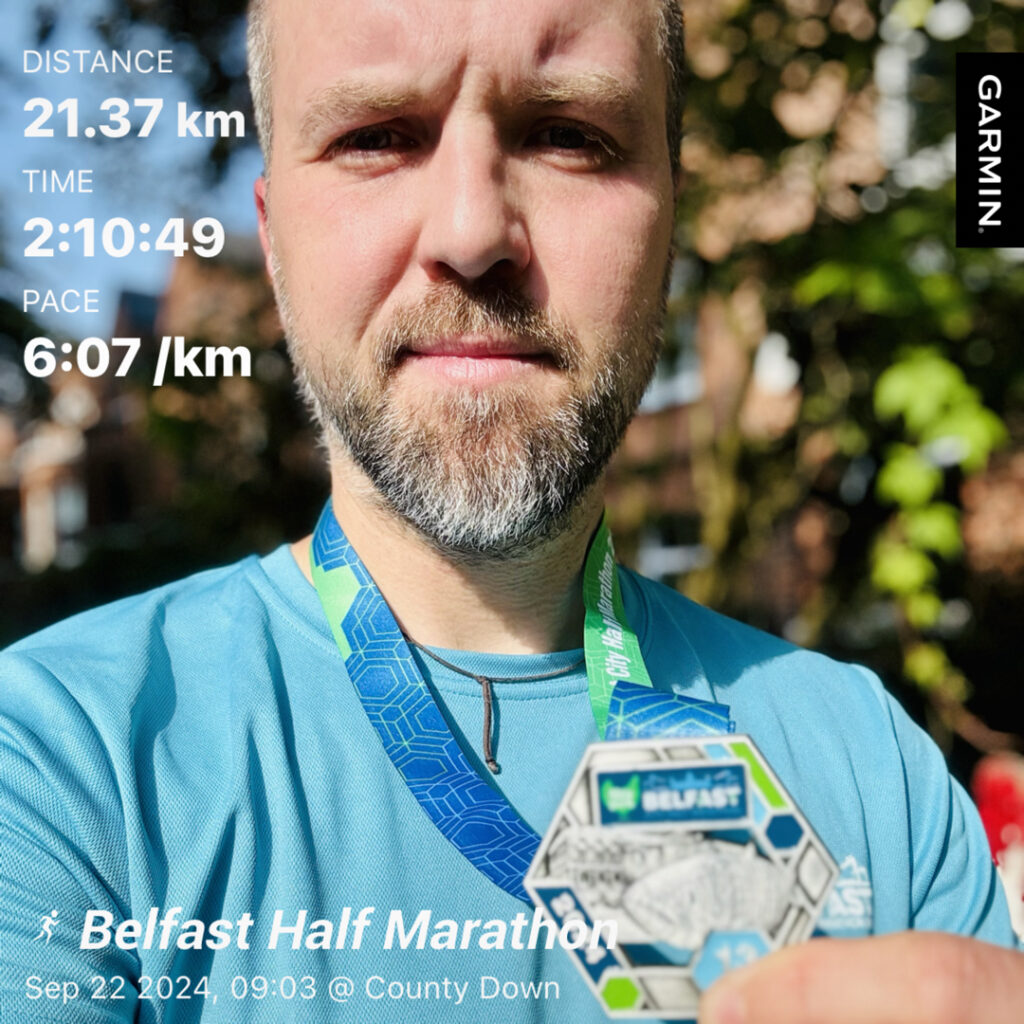 Arek Jaworski - Belfast Half Marathon - Results
