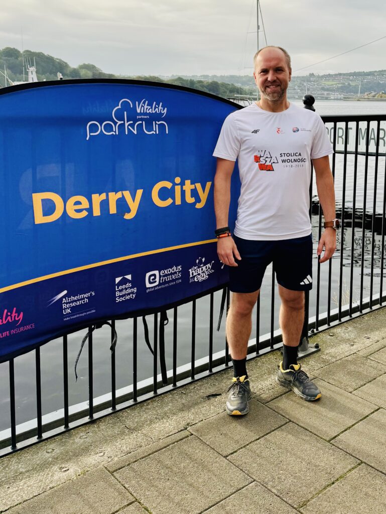 Arek Jaworski at Derry City Park Run